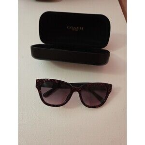 COACH Ruby Pearl Signature Women's Sunglasses With Case HC8379U 54-19